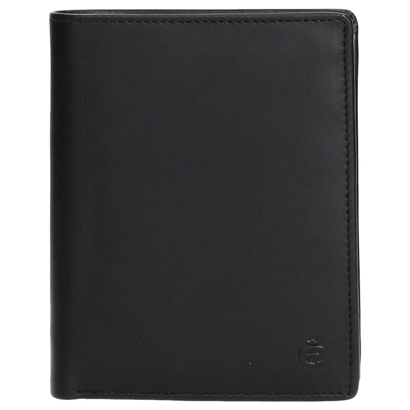 ESQUIRE - Esquire Logo 2020 Börse Hochformat echt Rindleder schwarz Schwarz von ESQUIRE