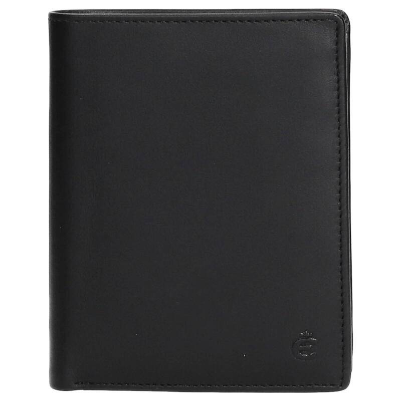 ESQUIRE - Esquire Logo 2020 Börse Hochformat echt Rindleder schwarz Schwarz von ESQUIRE