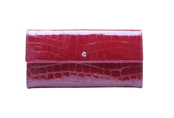 ESQUIRE - Esquire Portemonnaie 13CC Nizza 73 Lackleder, Rot von ESQUIRE