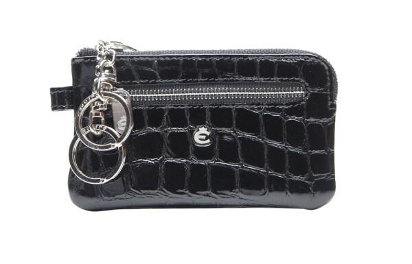 ESQUIRE - Esquire Schlüsseletui Nizza 73 Lackleder, Schwarz von ESQUIRE