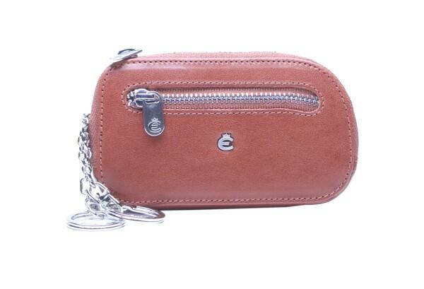 ESQUIRE - Esquire Schlüsseletui Toscana 48, Hellbraun von ESQUIRE