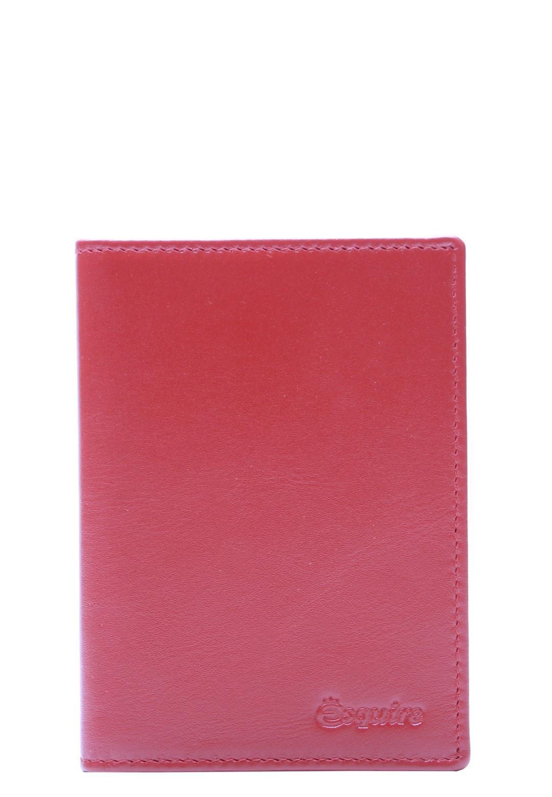 ESQUIRE - NEW SILK Ausweisetui Ausweisetui Rot Rot von ESQUIRE
