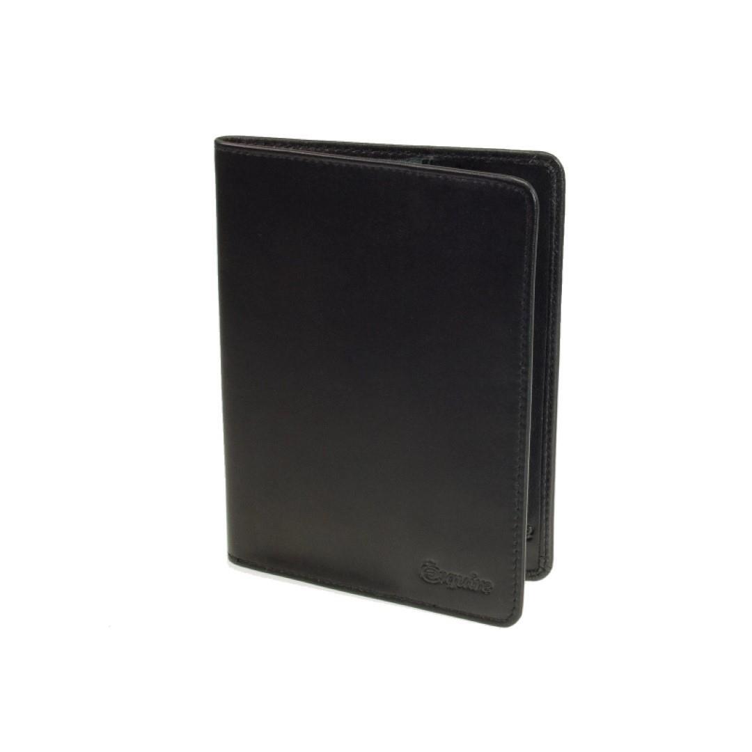 ESQUIRE - NEW SILK Ausweisetui Passetui Schwarz Schwarz von ESQUIRE