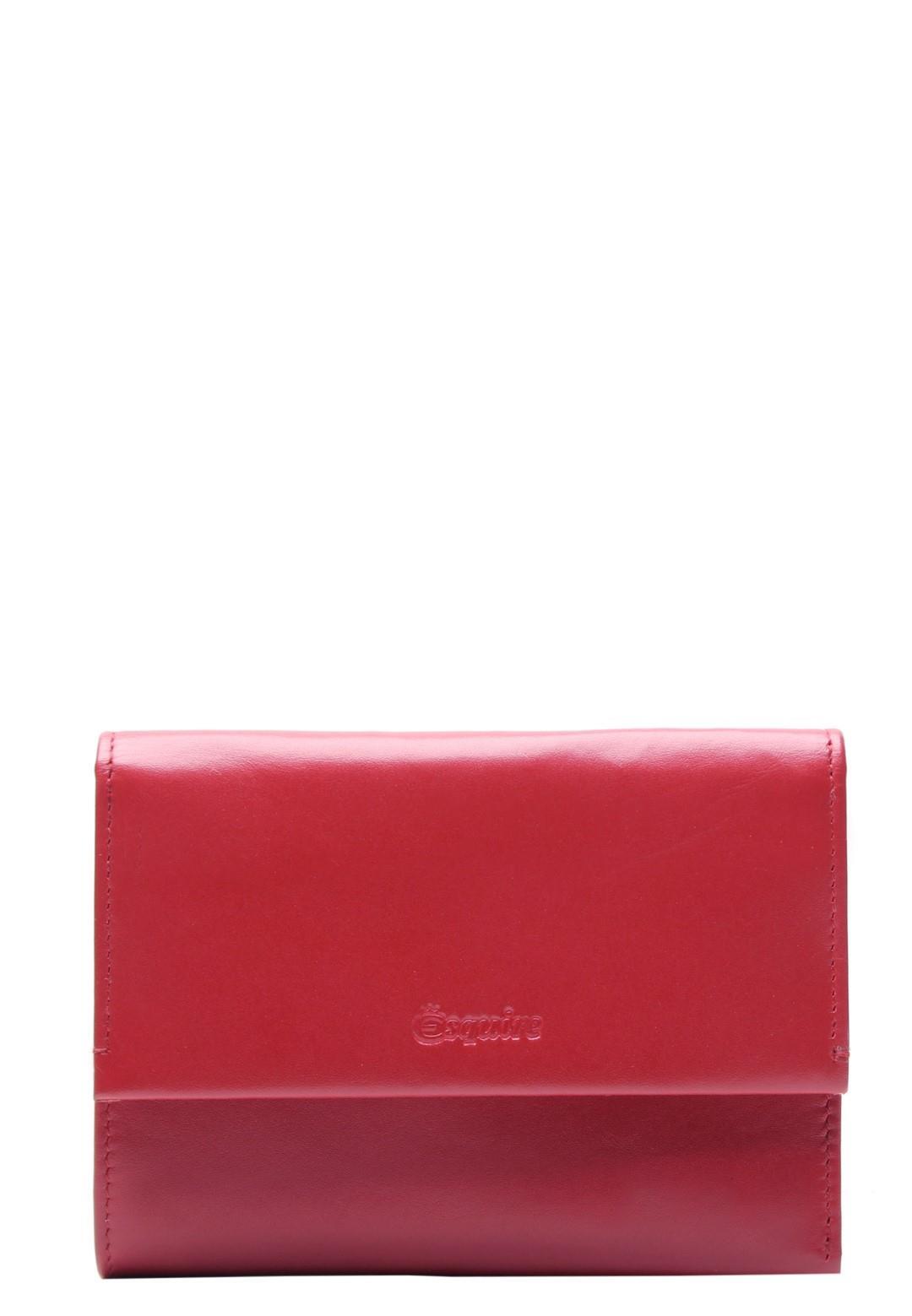 ESQUIRE - NEW SILK Börse Damenbö.m.rv Rot Rot von ESQUIRE