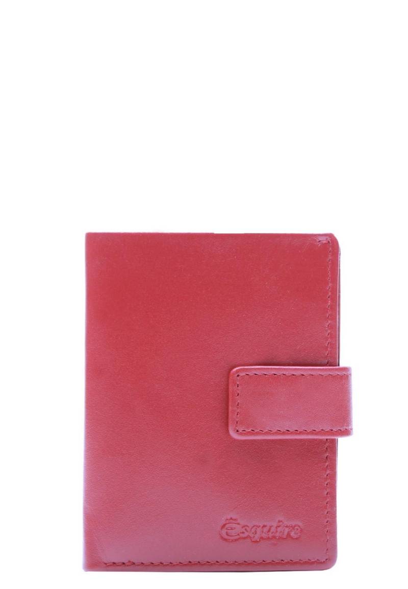 ESQUIRE - NEW SILK Mini-Kombibörse Kl.hochf.m.riegel Rot Rot von ESQUIRE