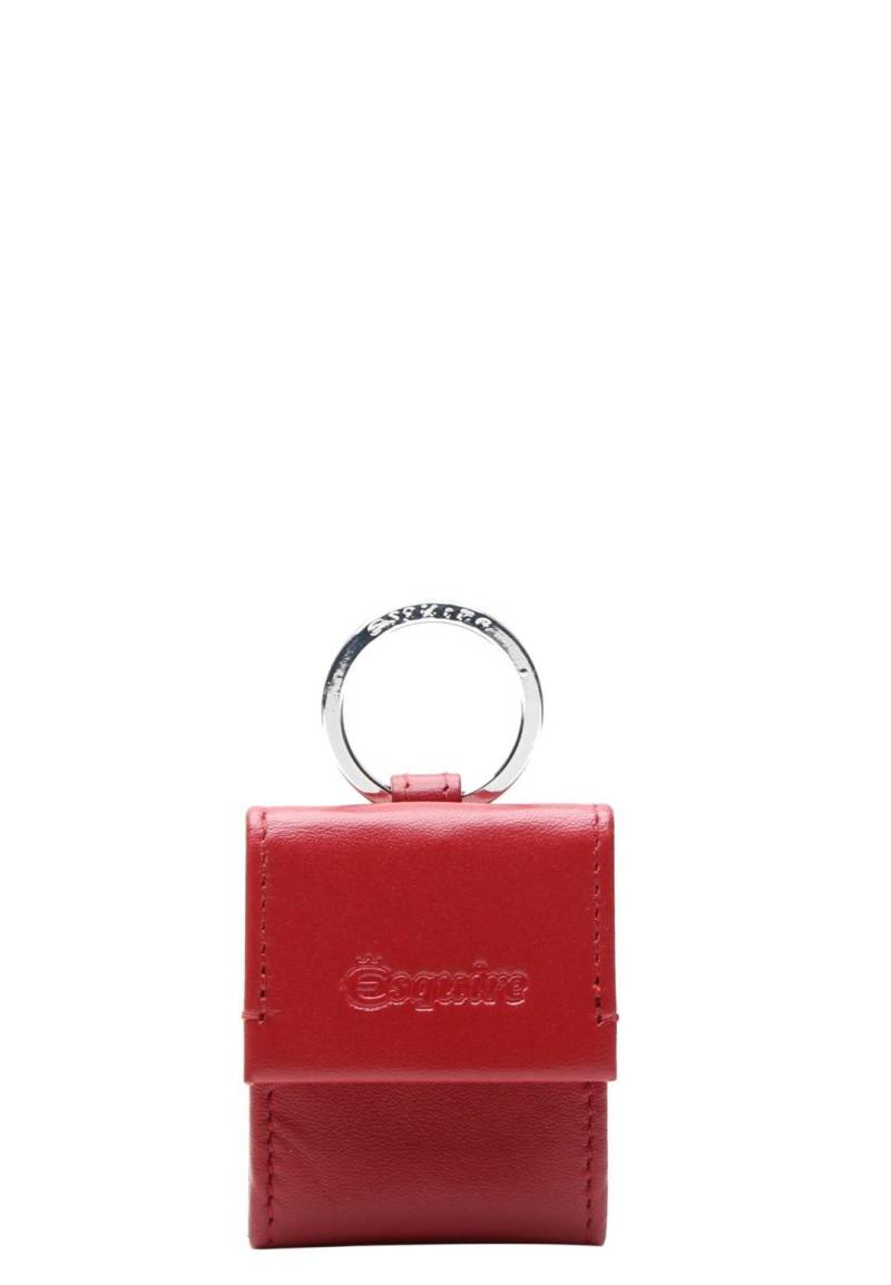 ESQUIRE - NEW SILK Schlüsselanhänger Schlüsselanhänger Rot Rot von ESQUIRE