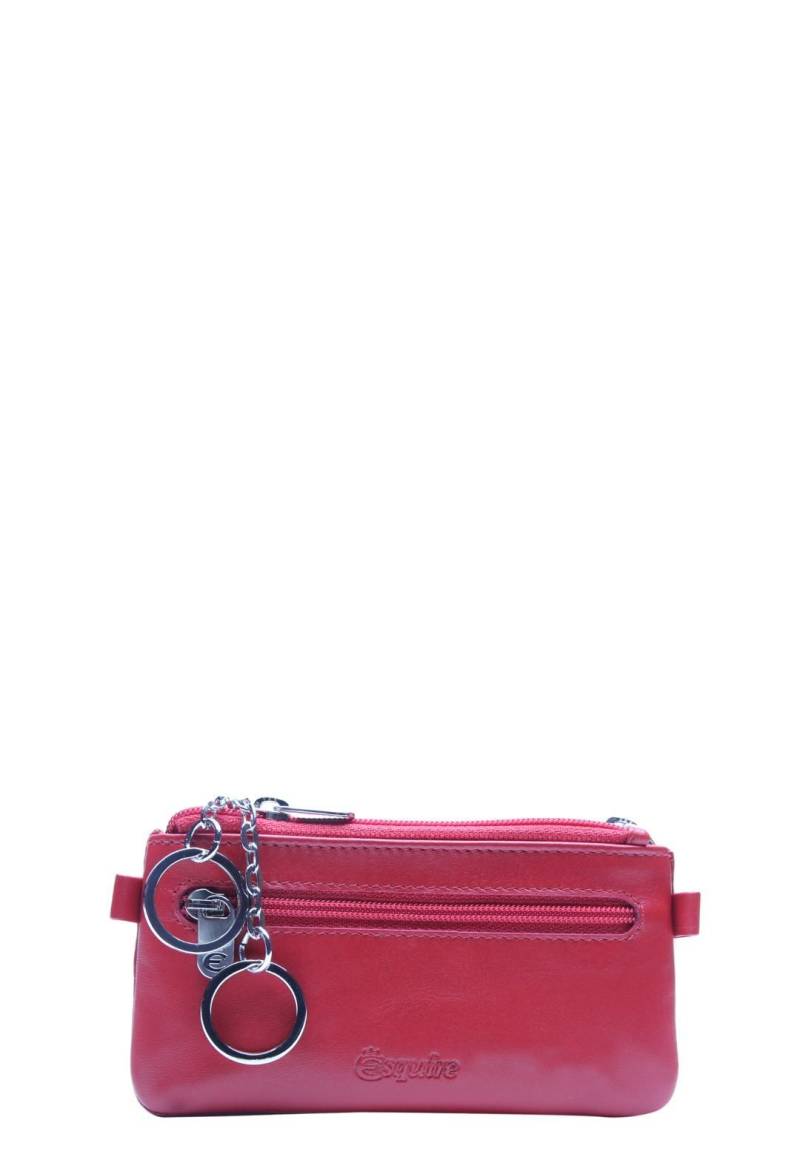 ESQUIRE - NEW SILK Schlüsseletui Schlü.dopp. Rot Rot von ESQUIRE