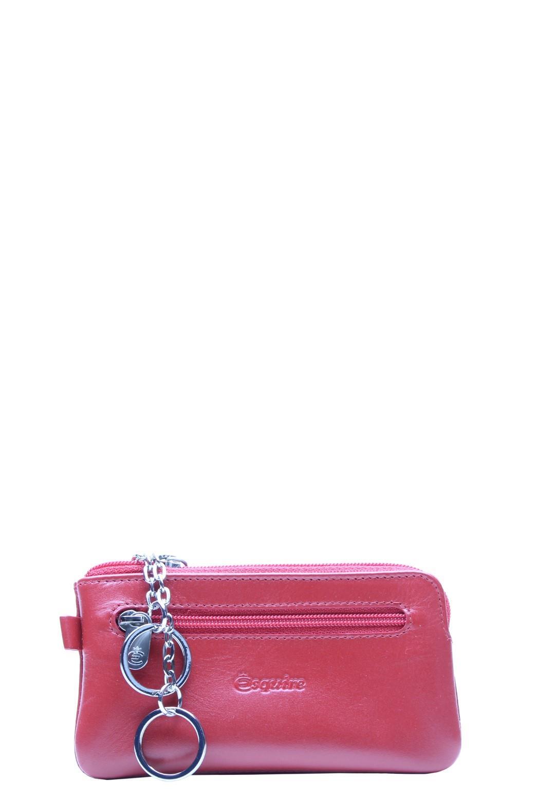 ESQUIRE - NEW SILK Schlüsseletui Schlüsseletui Rot Rot von ESQUIRE