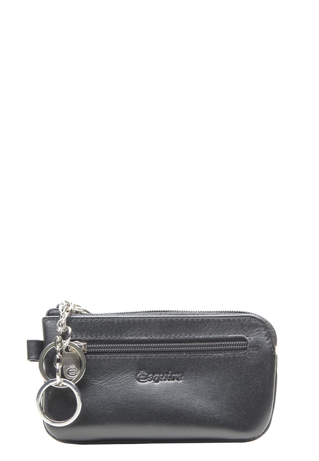 ESQUIRE - NEW SILK Schlüsseletui Schlüsseletui Schwarz Schwarz von ESQUIRE