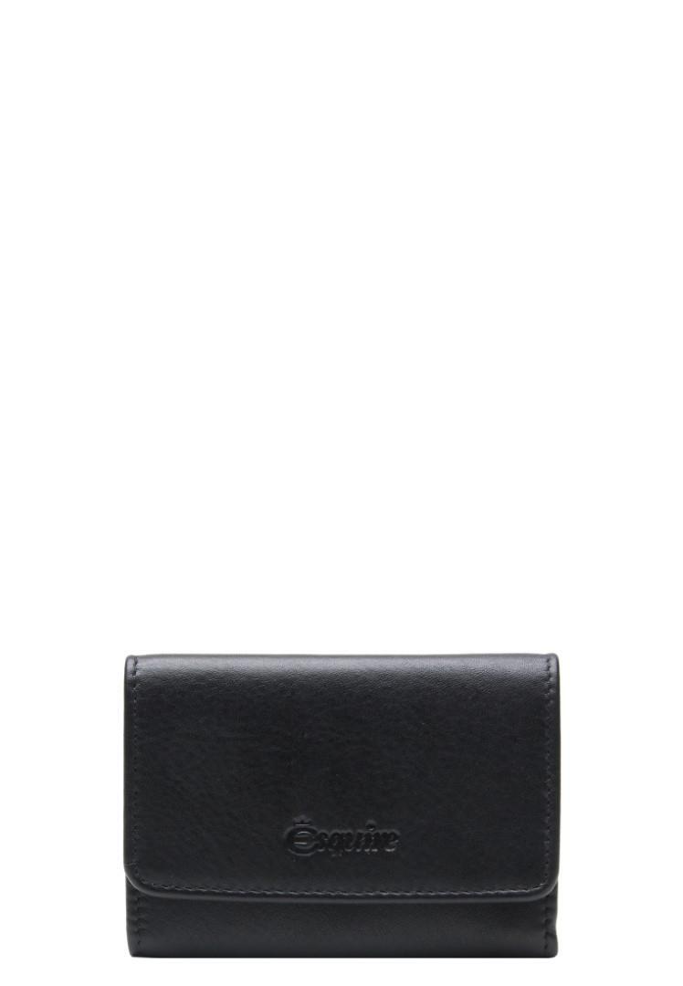 ESQUIRE - PERU Minibörse Geldbörse Schwarz Schwarz von ESQUIRE