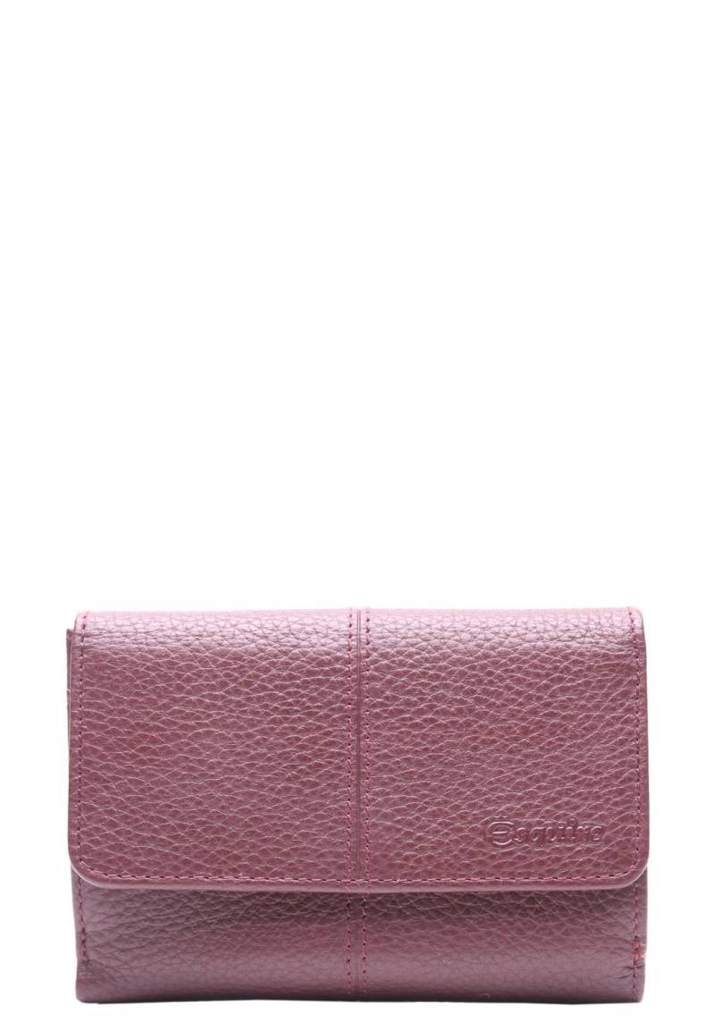 ESQUIRE - VERONA Börsen Mit Reißverschluß Damenbörse Rfid Rot Rot von ESQUIRE