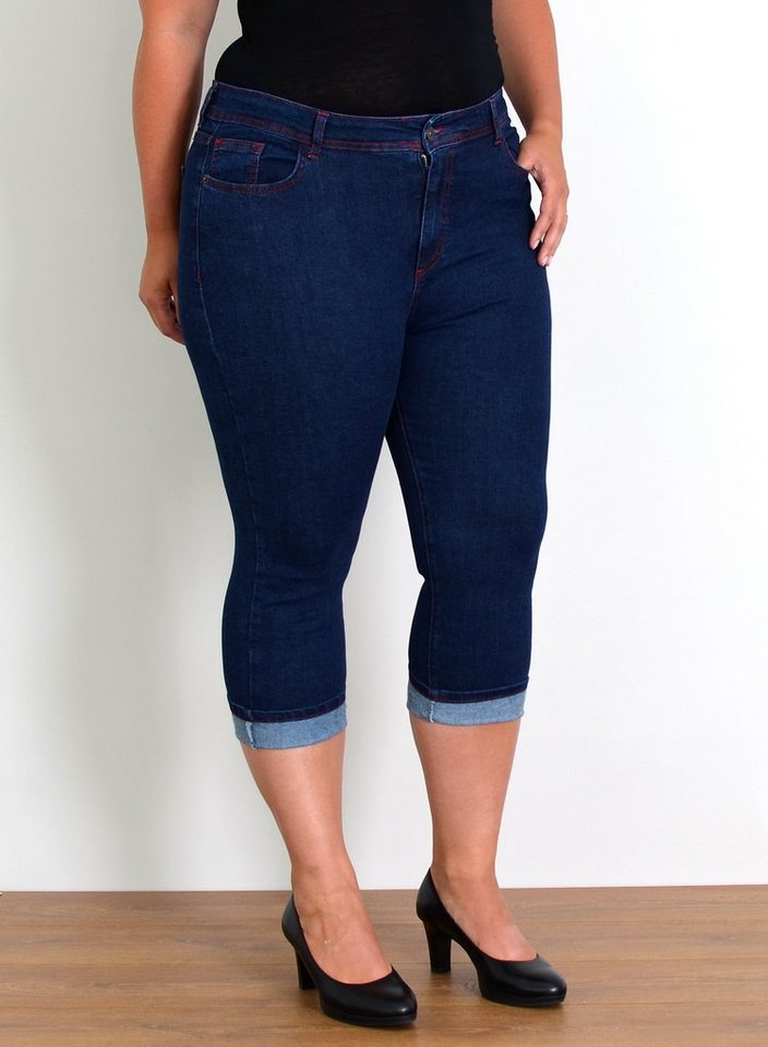 ESRA Caprijeans C740 Damen Capri Jeans High Waist Hose Stretch, Übergröße Jeans Plus Size Große Größen, Capri Hose 3/4 Jeans Damen Sommer High Rise Stretch, 3/4 Hose Damen Sommer Hoch Bund Jeans Damen, Caprijeans Damen hohe Leibhöhe mit Stretch Curvy, Damen Taille Jeans Capri jeanshose 7XL, Damen Jeans Sommer Hose Capri, Jeans Damen Jeans Hose Damen Hose, High Waist Jeans Damen High Waist, Kurze Damen Jeans Stretch Damen Jeans Shorts Jeans Damen Kurz, Damen Sommer Jeans Damen Sommer, Damen Capri Jeans Damen Capri Hose, Damen 3/4 Jeans Damen 3/4 Hose Damen Caprihose von ESRA