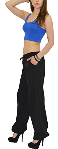 ESRA Damen Hose Leinenhose Pumphose Sommerhose - aktuelle Farben H02 von ESRA