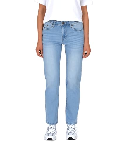 ESRA Damen Jeans Hose Damen Jeanshose gerader Schnitt Straight bis Übergrösse G400 von ESRA