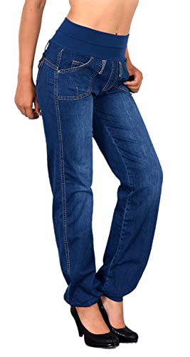 ESRA Damen Jeans Hose Haremshose Pumphose Boyfriendhose Boyfriend Jeanshose J132 von ESRA