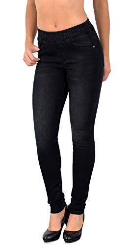 Damen Jeans Skinny Jeans Damen High Waist Jeans Damen Skinny elastischer Gummi-Bund Jeans Damen Stretch Skinny Damen Jeans Stretch Jeggings Damen High Waist Jeans mit Gummibund Damen Übergröße J291 von ESRA