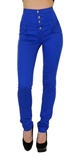 ESRA Damen Jeans Hose Skinny Jeanshose Damen High Waist Hochbund bis Übergröße J22 von ESRA