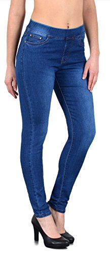 Damen Jeans Skinny Jeans Damen High Waist Jeans Damen Skinny elastischer Gummi-Bund Jeans Damen Stretch Skinny Damen Jeans Stretch Jeggings Damen High Waist Jeans mit Gummibund Damen Übergröße J291 von ESRA