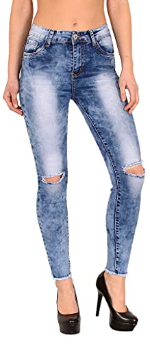 ESRA Damen Jeans Jeanshose Damen High-Waist Hochbund Hose bis Übergröße S400 ESRA Damen Jeans Jeanshose Damen High-Waist Hochbund Hose bis Übergröße S400 von ESRA