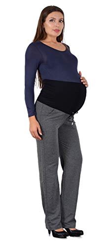 ESRA Damen Schwangerschaftshose Umstandshose Sporthose für Schwangerschaft Umstandsmode Hose J481 von ESRA