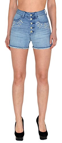 ESRA Damen Hotpants Damenshorts Hot-Pants Damen Shorts Kurze Hose Damen H35 von ESRA