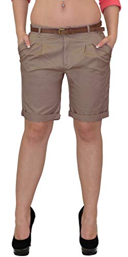 ESRA Damen Shorts Kurze Hose Baumwolle Damen Sommerhose Damenshorts aktuelle Farben H31 von ESRA