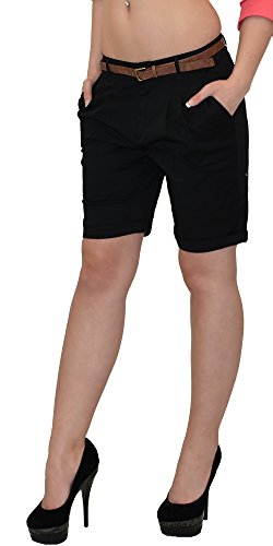 ESRA Damen Shorts Kurze Hose Baumwolle Damen Sommerhose Damenshorts aktuelle Farben H31 von ESRA