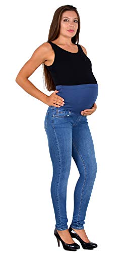 ESRA Schwangerschaftshose Umstandshose Jeans Hose Skinny für Schwangerschaft Maternity J531 von ESRA