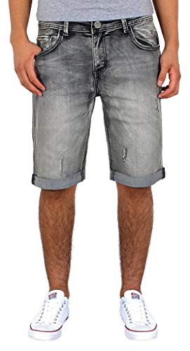 ESRA Herren Jeans Shorts Herren Kurze Hosen Herren Kurze Jeans Hose Bermuda Shorts Sommer Hose AS431 von ESRA