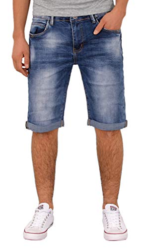 ESRA Herren Jeans Shorts Herren Kurze Hosen Herren Kurze Jeans Hose Bermuda Shorts Sommer Hose AS431 von ESRA