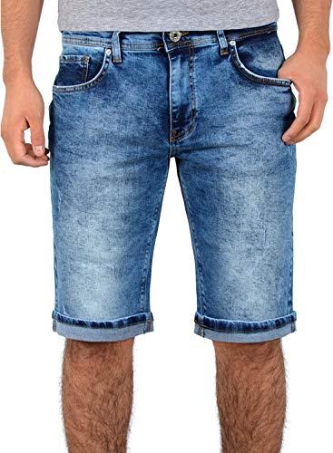 ESRA Kurze Hosen Herren Sommer Jeans Shorts Herren 3/4 Hose Shorts Herren A363 von ESRA