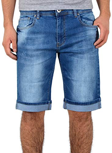 ESRA Kurze Hosen Herren Sommer Jeans Shorts Herren 3/4 Hose Shorts Herren A363 von ESRA