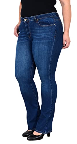 ESRA Jeans Damen Bootcut Jeans Bootcut Damen Jeans High Waist Jeans Damen Stretch Schlaghose Bootcut Jeanshose Flared Jeans Hose Damen Schlagjeans bis Übergröße Plussize FB7 von ESRA