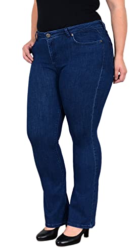 ESRA Jeans Damen Bootcut Jeans Bootcut Damen Jeans High Waist Jeans Damen Stretch Schlaghose Bootcut Jeanshose Flared Jeans Hose Damen Schlagjeans bis Übergröße Plussize FB7 von ESRA