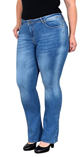 ESRA Jeans Damen Bootcut Jeans Bootcut Damen Jeans High Waist Jeans Damen Stretch Schlaghose Bootcut Jeanshose Flared Jeans Hose Damen Schlagjeans bis Übergröße Plussize FB7 von ESRA