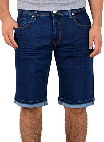 ESRA Kurze Hosen Herren Sommer Jeans Shorts Herren 3/4 Hose Shorts Herren A363 von ESRA