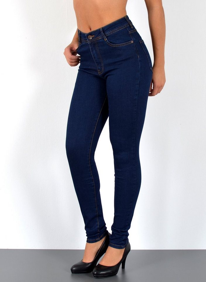ESRA Skinny-fit-Jeans S800 Damen Jeanshose Skinny Leg High Waist Jeans Stretch von ESRA