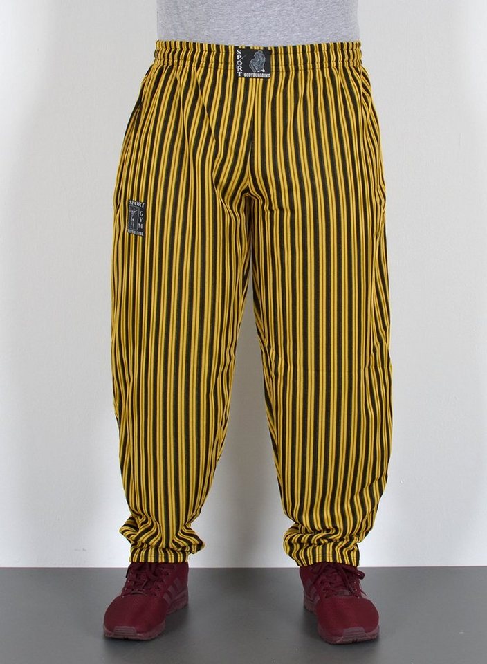 ESRA Sporthose Gestreifte Fitness Hose Herren Bodybuilder Hose SP01 Herren Sporthose Fitnesshose Bodybuilding Hose Trainingshose gestreift von ESRA