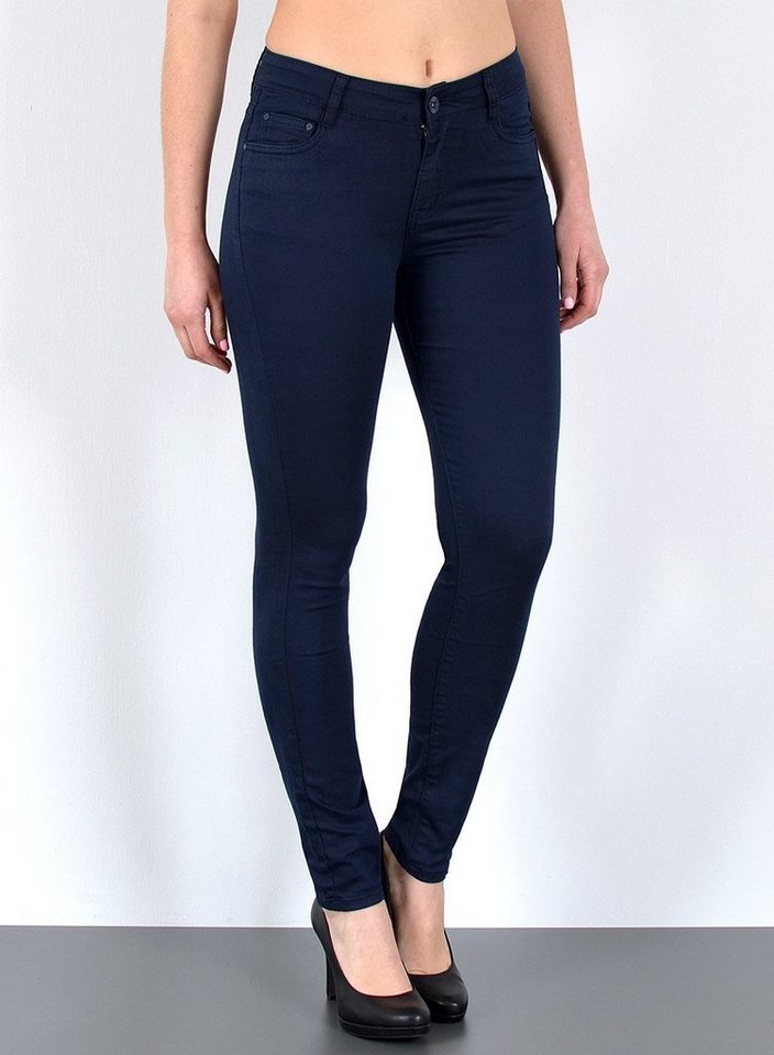 ESRA Stoffhose Damen High Waist Skinny Hose Stoffhose Stretch H520 Damen Stretch Skinny Stoffhose High Rise Stoffhose Damen Stretch Hose von ESRA