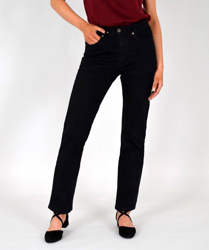 ESRA Straight-Jeans High Waist Damen Jeans Straight Leg Hose Stretch gerader Schnitt G2 Straight Jeans Damen Stretch Regular Jeans High Waist bis Plus Size von ESRA