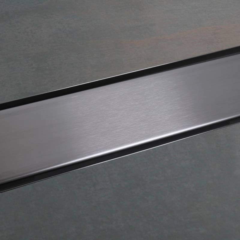 ESS Easydrain Basic Drain Duschrinne Komplett-Set Edelstahl mit Abdeckung Zero von ESS