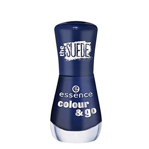 Essence Colour & Go Quick drying Nail Polish - The Suede - Nr. 196 I Love my blue jeans Farbe: Dunkelblau Inhalt: 8ml Nagellack Nail Polish für schöne Nägel Essence Colour & Go Quick drying Nail Polish - The Suede - Nr. 196 I Love my blue jeans Farbe: Dunkelblau Inhalt: 8ml Nagellack Nail Polish für schöne Nägel von essence cosmetics