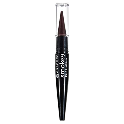 essence - Eyeliner - smokey 2 in 1 khol liner 02 - smokey brown von essence cosmetics