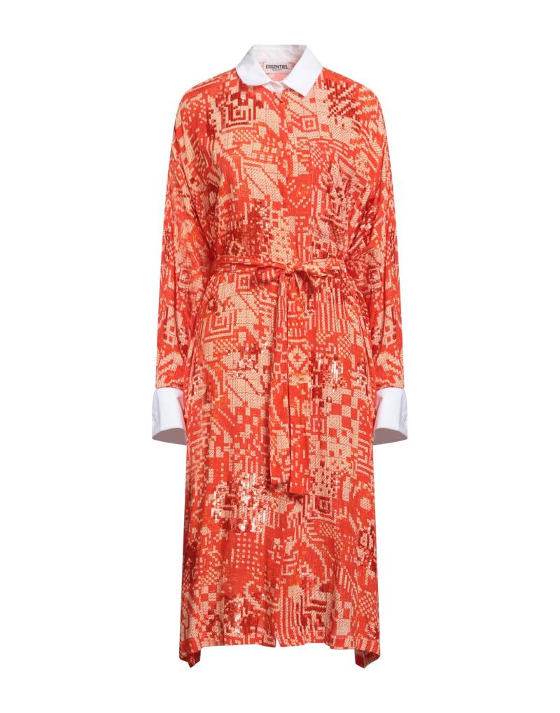 ESSENTIEL ANTWERP Midi-kleid Damen Orange von ESSENTIEL ANTWERP