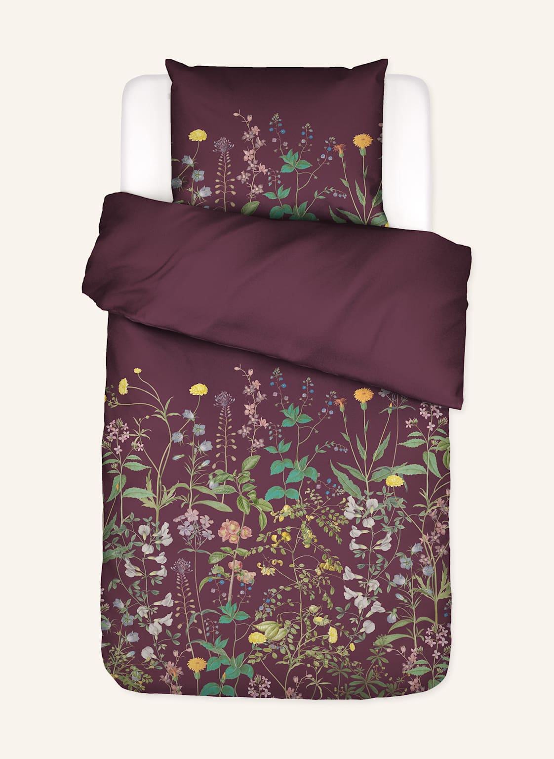 Essenza Bettwäsche Augustina rot von ESSENZA