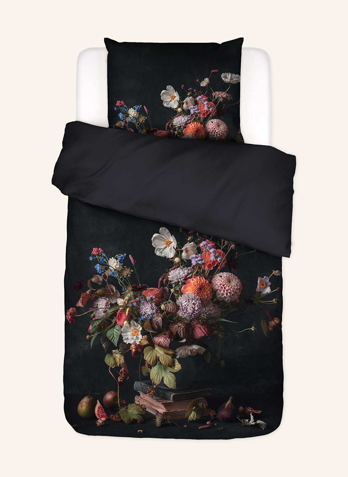 Essenza Bettwäsche Bouquet grau von ESSENZA