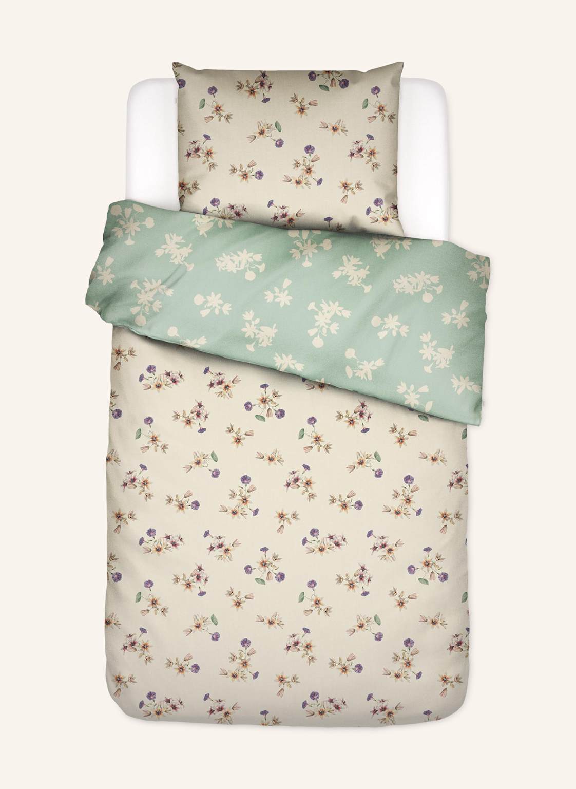 Essenza Bettwäsche Fiora weiss von ESSENZA