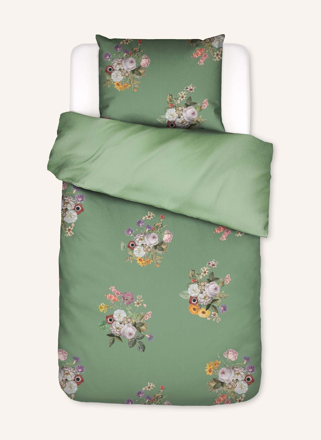 Essenza Bettwäsche Laurine gruen von ESSENZA