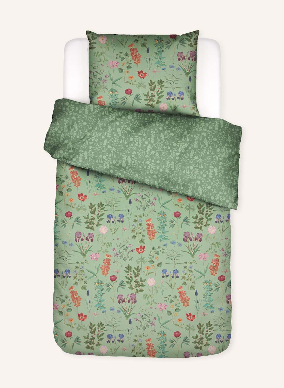 Essenza Bettwäsche Marigold gruen von ESSENZA