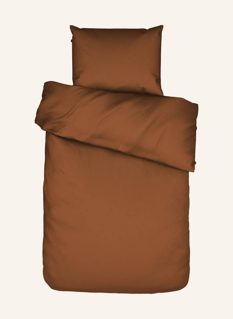 Essenza Bettwäsche Minte braun von ESSENZA